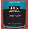 BEHR PREMIUM PLUS 1 qt. #P170-7 100 Mph Satin Enamel Exterior Paint & Primer