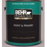 BEHR PREMIUM PLUS 1 gal. #MQ1-36 Object of Desire Semi-Gloss Enamel Exterior Paint & Primer