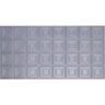 Global Specialty Products Dimensions Faux 2 ft. x 4 ft. Tin Style Ceiling and Wall Tiles in Nickel