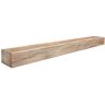 Ornamental Mouldings Rustic Plain 3 ft. Cap-Shelf Mantel