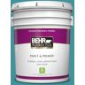 BEHR PREMIUM PLUS 5 gal. #520D-6 Lagoon Eggshell Enamel Low Odor Interior Paint & Primer