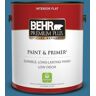 BEHR PREMIUM PLUS 1 gal. #T18-14 Soul Search Flat Low Odor Interior Paint & Primer