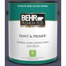 BEHR PREMIUM PLUS 1 gal. #640F-7 Academy Purple Semi-Gloss Enamel Low Odor Interior Paint & Primer