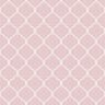 Thin Stripe Quatrefoil Pink/White Matte Finish EcoDeco Material Paper Non-Pasted Wallpaper Roll