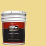 BEHR PREMIUM PLUS 5 gal. #P320-4 Pineapple Crush Flat Exterior Paint & Primer