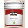 BEHR PREMIUM PLUS 5 gal. #PPU3-06 Venetian Mask Flat Low Odor Interior Paint & Primer