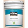 BEHR PREMIUM PLUS 5 gal. #PPU3-06 Venetian Mask Satin Enamel Low Odor Interior Paint & Primer