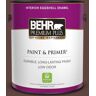 BEHR PREMIUM PLUS 1 gal. #MQ1-54 Death By Chocolate Eggshell Enamel Low Odor Interior Paint & Primer