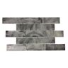 The Tile Doctor Router Rectangle Grafito 3 in. x 9 in. Gray Matte Ceramic Artistic Subway Wall Tile (7.99 sq. ft./44-piece case)