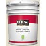 BEHR PREMIUM PLUS 5 gal. #S350-1 Climate Change Hi-Gloss Enamel Interior/Exterior Paint & Primer