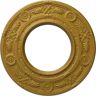 Ekena Millwork 1/2 in. x 8 in. x 8 in. Polyurethane Daniela Ceiling Medallion, Pharaohs Gold