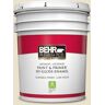 BEHR PREMIUM PLUS 5 gal. #PPU8-14 Silky Bamboo Hi-Gloss Enamel Interior/Exterior Paint & Primer