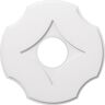 Ekena Millwork 1 in. P X 8-1/4 in. C X 24 in. OD X 7 in. ID Percival Architectural Grade PVC Contemporary Ceiling Medallion