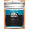 BEHR PREMIUM PLUS 5 gal. #M220-5 Roasted Seeds Satin Enamel Exterior Paint & Primer