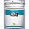 BEHR PREMIUM PLUS 5 gal. #S570-4 Night Music Satin Enamel Low Odor Interior Paint & Primer