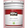 BEHR PREMIUM PLUS 5 gal. #S140-3 Berry Crush Flat Low Odor Interior Paint & Primer