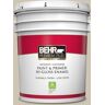 BEHR PREMIUM PLUS 5 gal. #ECC-14-1 Scenic Path Hi-Gloss Enamel Interior/Exterior Paint & Primer