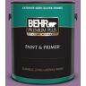 BEHR PREMIUM PLUS 1 gal. #M100-5 Passion Fruit Semi-Gloss Enamel Exterior Paint & Primer