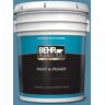 BEHR PREMIUM PLUS 5 gal. #S490-5 Jay Bird Satin Enamel Exterior Paint & Primer