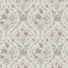 Laura Ashley Foscot Damask Crimson Red Non-Woven Paper Removable Wallpaper