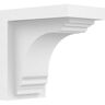 Ekena Millwork 3 in. x 5 in. x 5 in. Standard Warren Unfinished Architectural Grade PVC Bracket