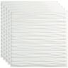 Fasade Dunes 2 ft. x 2 ft. Gloss White Lay-In Vinyl Ceiling Tile (20 sq. ft.)