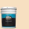 BEHR PREMIUM PLUS 5 gal. #PPL-41 Tea Cookie Satin Enamel Exterior Paint & Primer