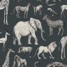 Chesapeake Green Kiki Monkeys Matte Paper Non-Pasted Wallpaper Roll