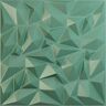 Ekena Millwork 19 5/8 in. x 19 5/8 in. Leto EnduraWall Decorative 3D Wall Panel, Sea Mist (Covers 2.67 Sq. Ft.)