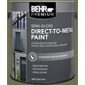 BEHR PREMIUM 1 gal. #AE-36 Shelter Green Semi-Gloss Direct to Metal Interior/Exterior Paint