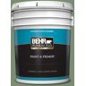 BEHR PREMIUM PLUS 5 gal. #PPU11-02 Shallot Bulb Satin Enamel Exterior Paint & Primer