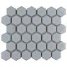 Merola Tile Hudson Due 2" Hex Silk White 10-7/8 in. x 12-5/8 in. Porcelain Mosaic Tile (9.7 sq. ft./Case)