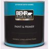 BEHR PREMIUM PLUS 1 qt. #M570-1 In the Spotlight Satin Enamel Exterior Paint & Primer