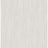 CASA MIA Vertical Stria Gray and Off-White Paper Strippable Wallpaper Roll (Cover 56.05 sq. ft.)