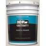 BEHR PREMIUM PLUS 5 gal. Designer Collection #DC-011 Gray Envelope Satin Enamel Exterior Paint & Primer