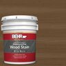 BEHR DECKplus 5 gal. #ST-109 Wrangler Brown Semi-Transparent Waterproofing Exterior Wood Stain