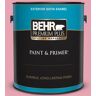 BEHR PREMIUM PLUS 1 gal. #P140-3 Love at First Sight Satin Enamel Exterior Paint & Primer