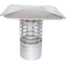 The Forever Cap Slip-In 11 in. Round Fixed Stainless Steel Chimney Cap