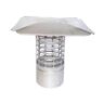 The Forever Cap Slip-In 3 in. Round Fixed Stainless Steel Chimney Cap