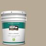 BEHR PREMIUM PLUS 5 gal. #N330-4 Explorer Khaki Semi-Gloss Enamel Low Odor Interior Paint & Primer