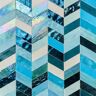 Ivy Hill Tile Elizabeth Sutton Pride Tulum Turquoise 16.92 in. x 17.44 in. Polished Glass Mosaic Wall Tile (2.05 Sq. Ft./Each)