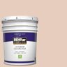 BEHR PREMIUM PLUS 5 gal. #T17-05 Life is a Peach Ceiling Flat Interior Paint