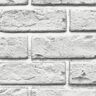 GenStone 12 in. x 12 in. Composite Brick Veneer Siding Sample in White Brick