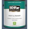 BEHR PREMIUM PLUS 1 gal. #570F-6 Mood Indigo Semi-Gloss Enamel Low Odor Interior Paint & Primer