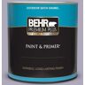 BEHR PREMIUM PLUS 1 qt. #650E-3 Plum Blossom Satin Enamel Exterior Paint & Primer