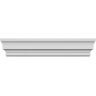 Ekena Millwork 5/8 in. x 174 in. x 7-1/8 in. Polyurethane Standard Crosshead Moulding