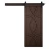 VeryCustom 36 in. x 84 in. Hollywood Sable Wood Sliding Barn Door with Hardware Kit
