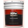 BEHR PREMIUM PLUS 5 gal. #210C-1 Angel Blush Flat Exterior Paint & Primer