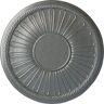 Ekena Millwork 19-7/8 in. x 1-1/4 in. Leandros Urethane Ceiling Medallion (Fits Canopies upto 6-3/8 in.), Platinum