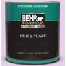 BEHR PREMIUM PLUS 1 qt. #P100-2 Sweet Romance Semi-Gloss Enamel Exterior Paint & Primer